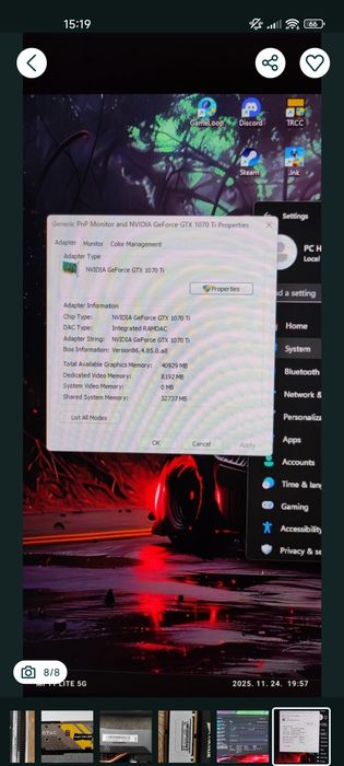 Palca video gtx 1070ti