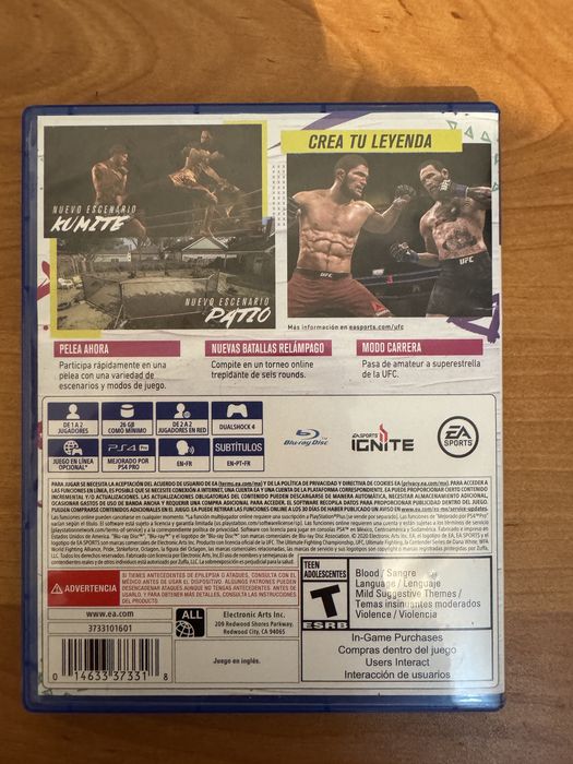 Продам диск / игру ufc / юфс 4