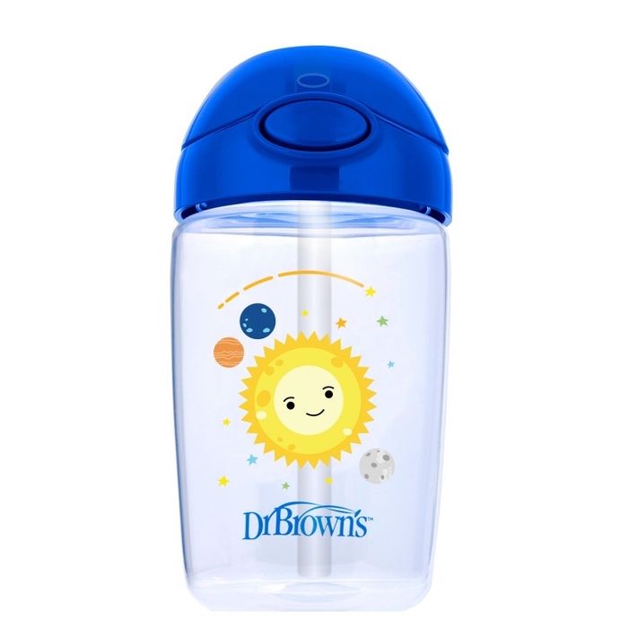 Canita cu pai si capac 350ml Dr Browns