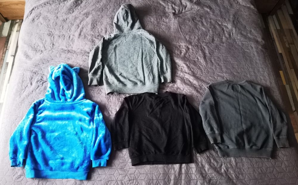 Lot de 4 flanele/bluze copii 6 anii mărime 116 cm Zara/H&M/Sinsay