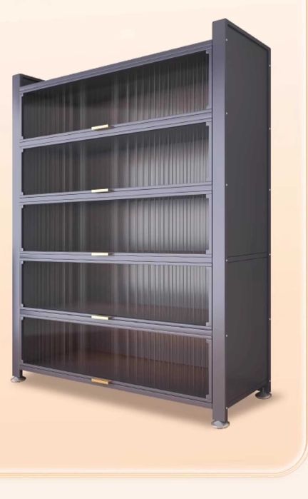 Шкаф для хранения книг и бумаг/Многоуровневый книжный шкаф из металла