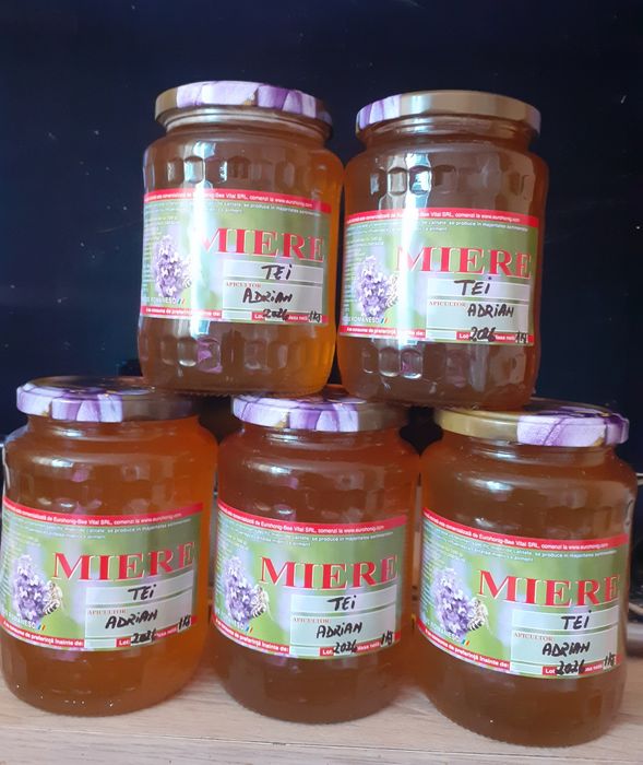 Miere naturală din stupina proprie -Tei și Polifloră