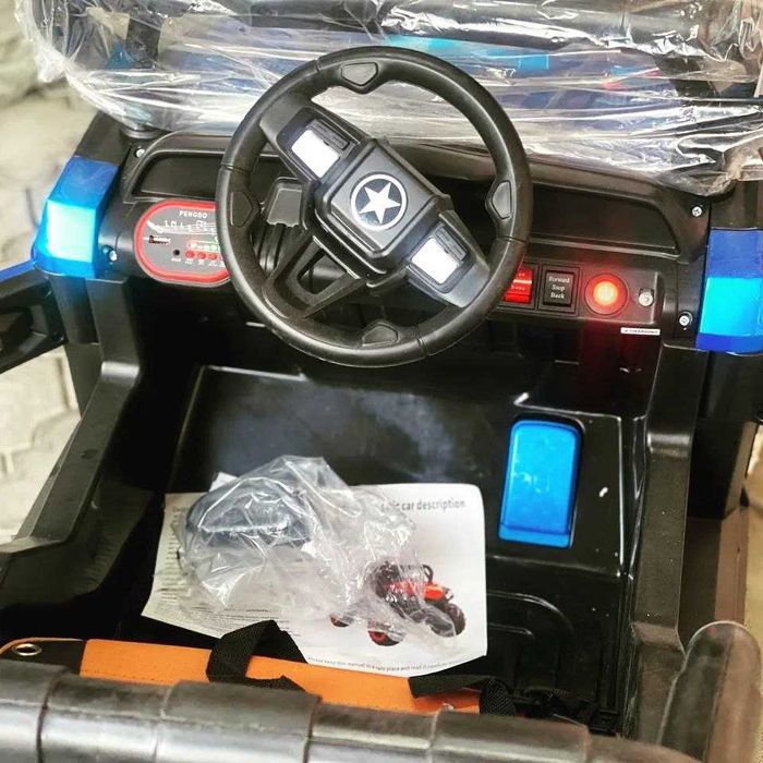 Багги Детская машина с пультом и мягким-бесшумными баллонами