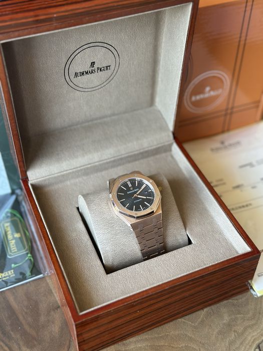 Audemars Piguet Royal Oak Rose Gold And Black 41mm