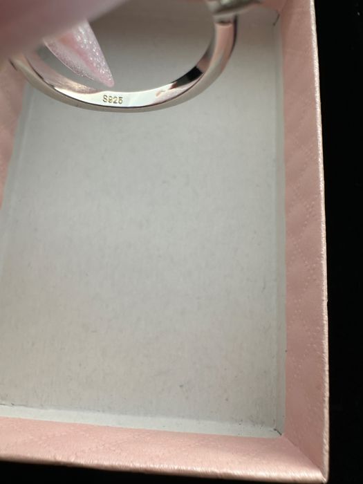 Inel argint cu moissanite