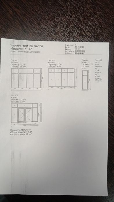 Пластик Есік Терезе Витраж Регилеропка