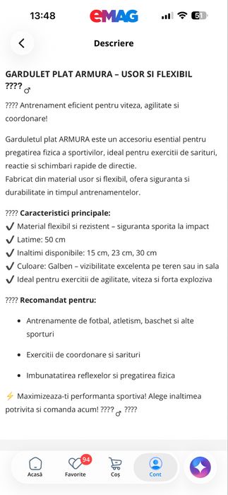 Gardulete Fitskin Galben