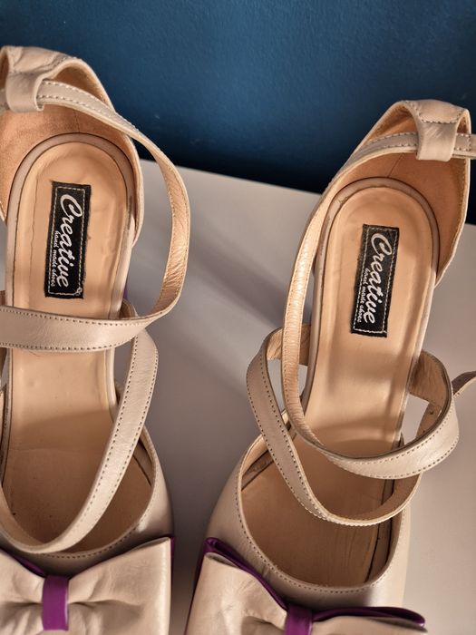 Vand sandale de piele Creative Shoes