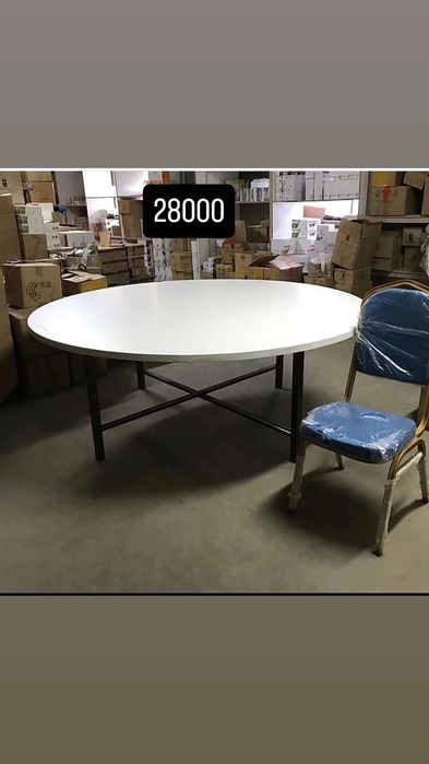 Стулья и столы  металлические