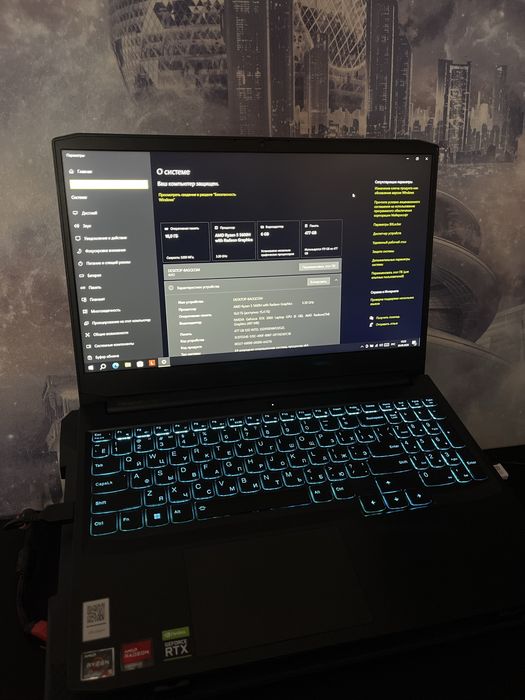 Ноутбук игровой Lenovo ideapad gaming 3