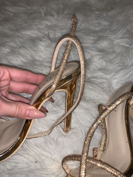 Sandale strasuri gladiator glezna pietre argintii aurii negre 36 37