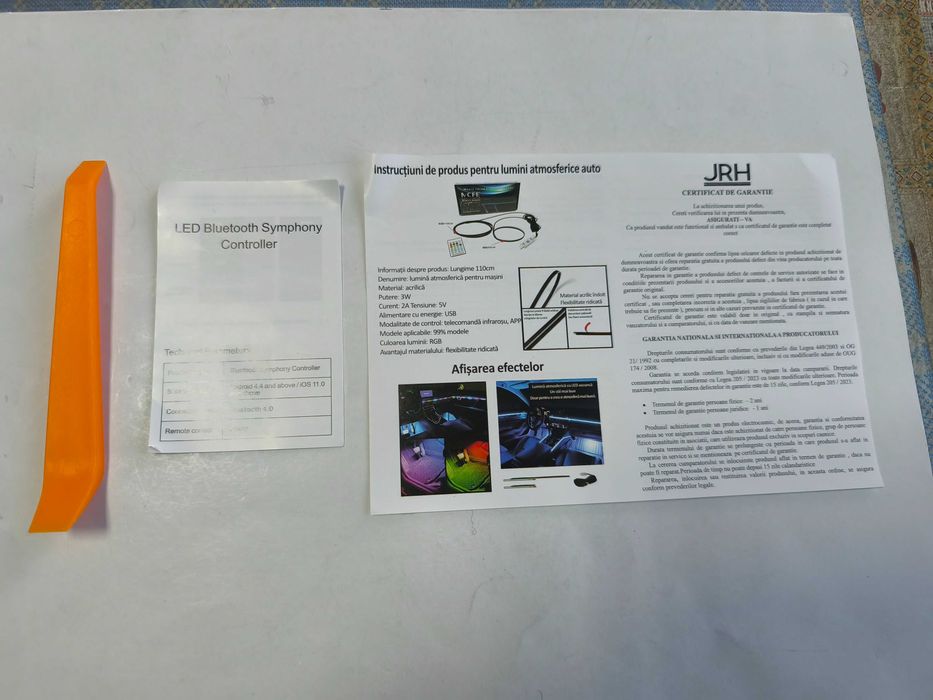 Kit banda led rgb interior 110 cm