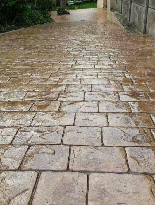 Beton amprentat ieftin