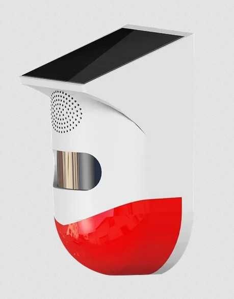 Tuya WiFi соларен външен PIR алармен датчик движение със сигнализации