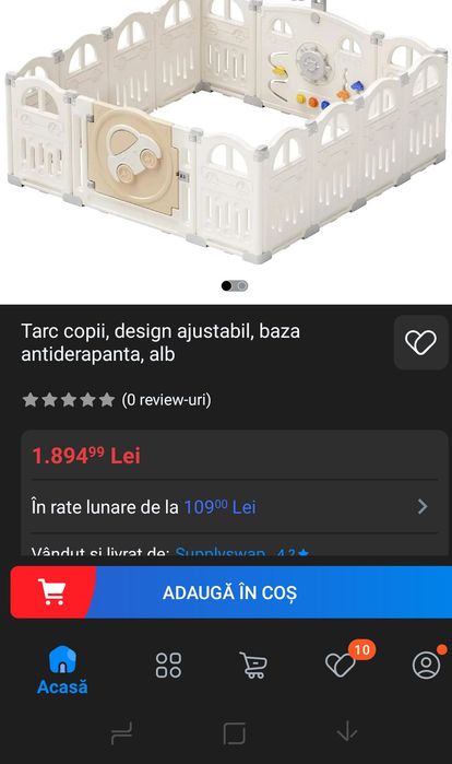 Tarc  de joaca copii/ loc de joaca copii