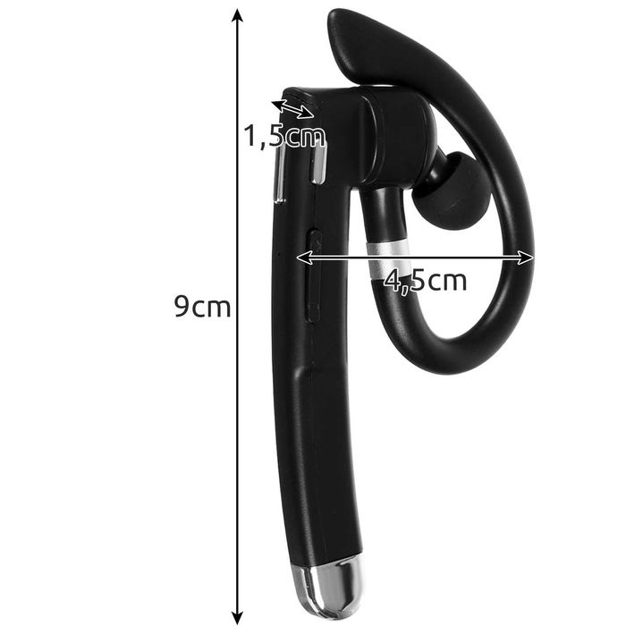 Хендсфри слушалка безжична кейс външна батерия блутут бизнес handsfree