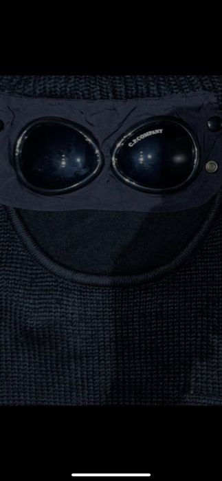 CP Company Wool Ski Mask Black