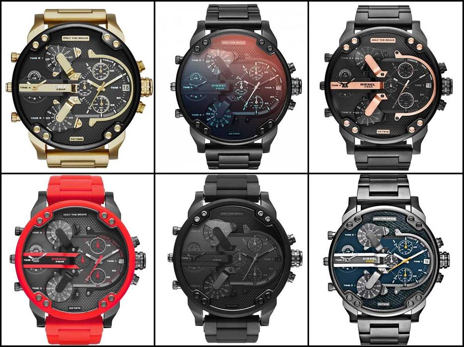 Diesel Big Daddy и Mr. Daddy Мъжки Часовници | Над 25 Модела Налични