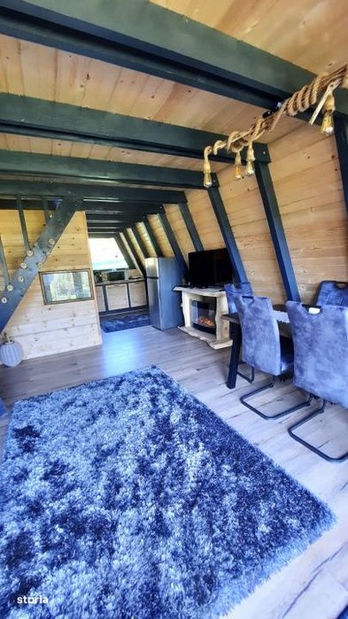 Teren 34,5 ari + cabana A-frame Colibita – ideal pentru resort, spa