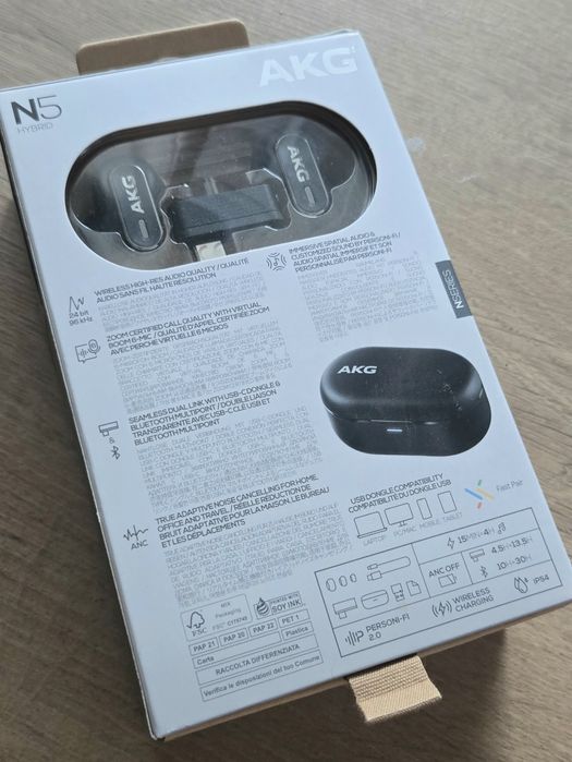 Casti wireless AKG N5 HYBRID  noi - cutie sigilata
