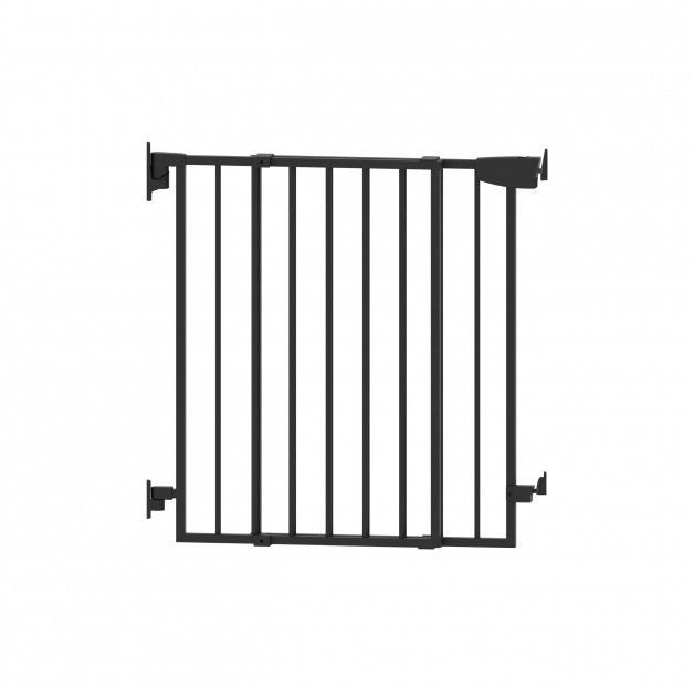 Poartă de siguranță reglabilă pentru scări/ușă, negru GUARDIAN 1