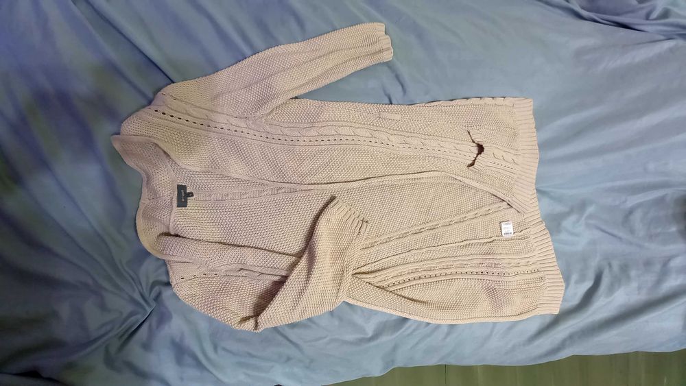 Pulover / Cardigan Et Vous tricotat cu maneci 3/4, UK , M