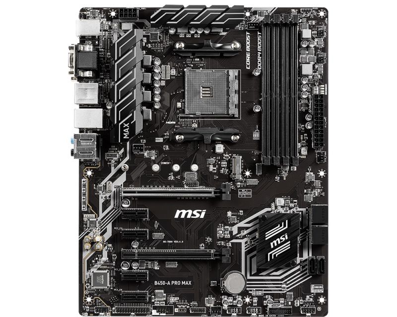 Материнская плата MSI B450 A PRO MAX