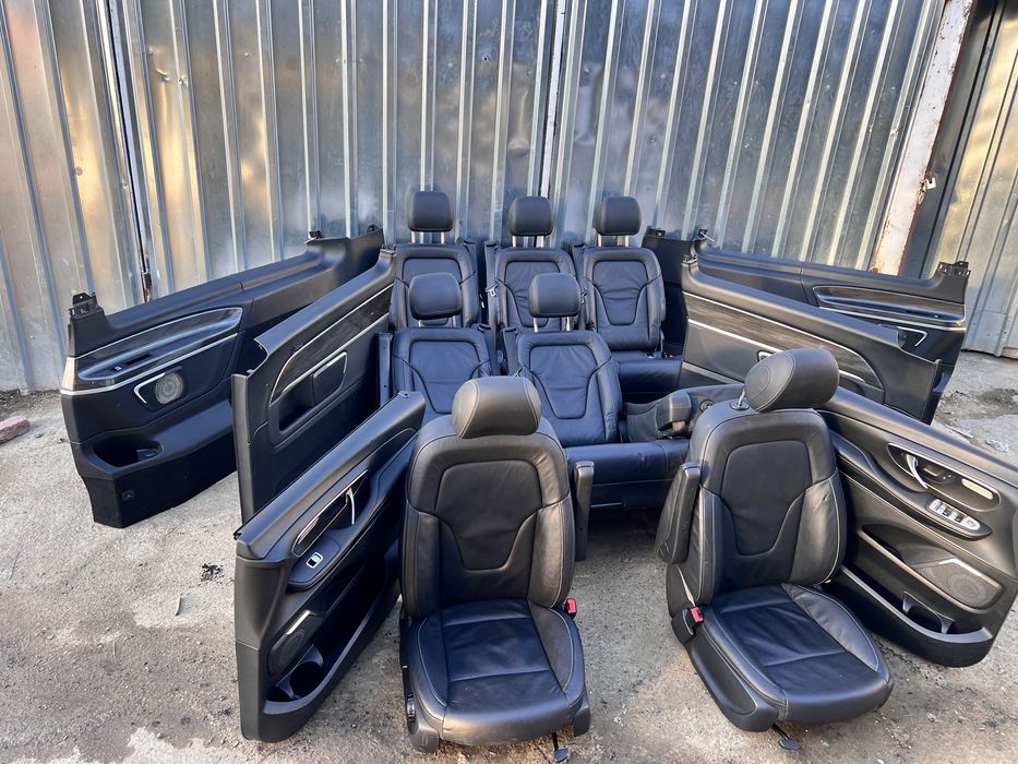 Mercedes Vito V-class W447 Interior Complet Scaune 8 Locuri Piele