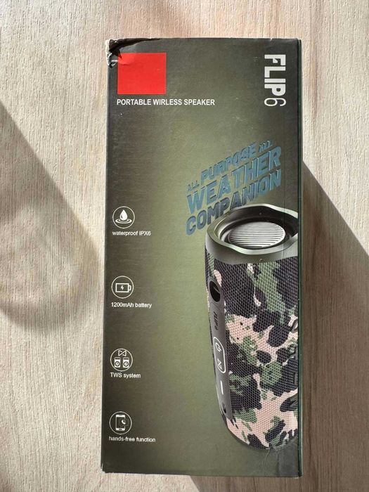 Портативна безжична тонколона Flip 6