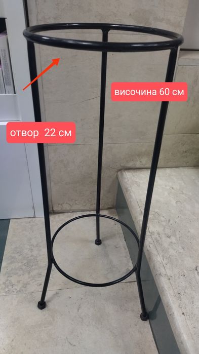 Метални цветарници плътни