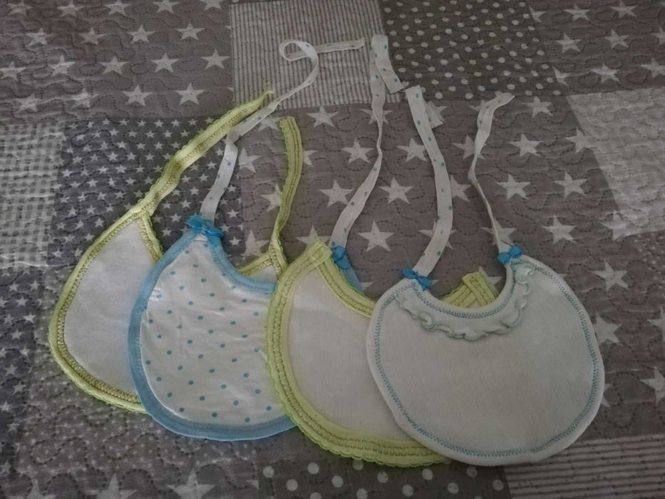 Лот бебешки бодита с къс ръкав 56 см. 8 части с подарък