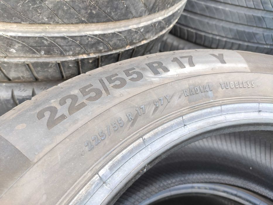 4бр Летни гуми 225 55 17 - Continetnal - DOT 2023