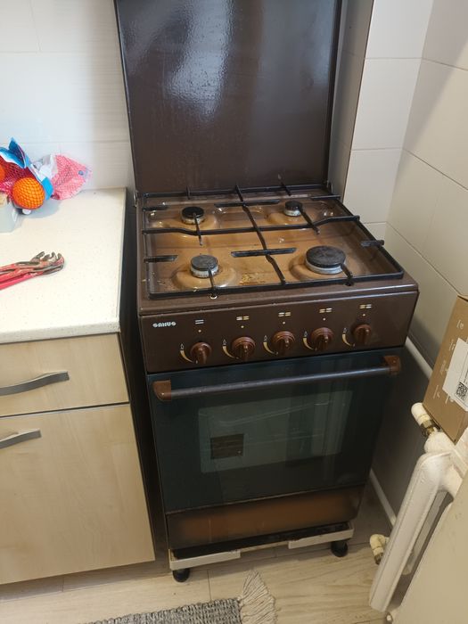 Aragaz Samus plita patru ochiuri pe gaze cuptor gaze