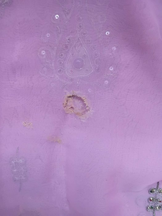 индийское сари розовое