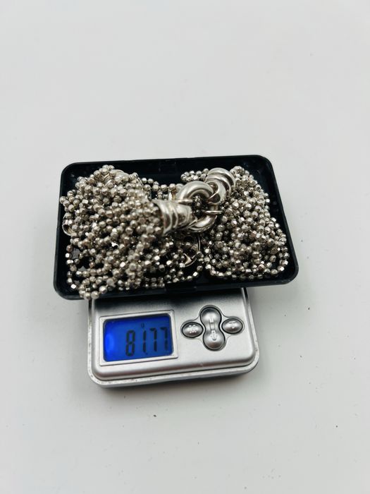 Сребърен ланец с висулки Камея