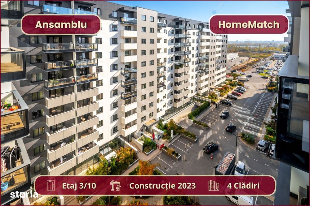 Cortina North || 2 Camere || Amenajat premium || Comision 0%