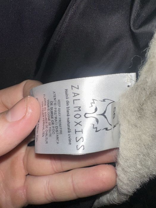Geacă din blană naturală ovine L/XL
