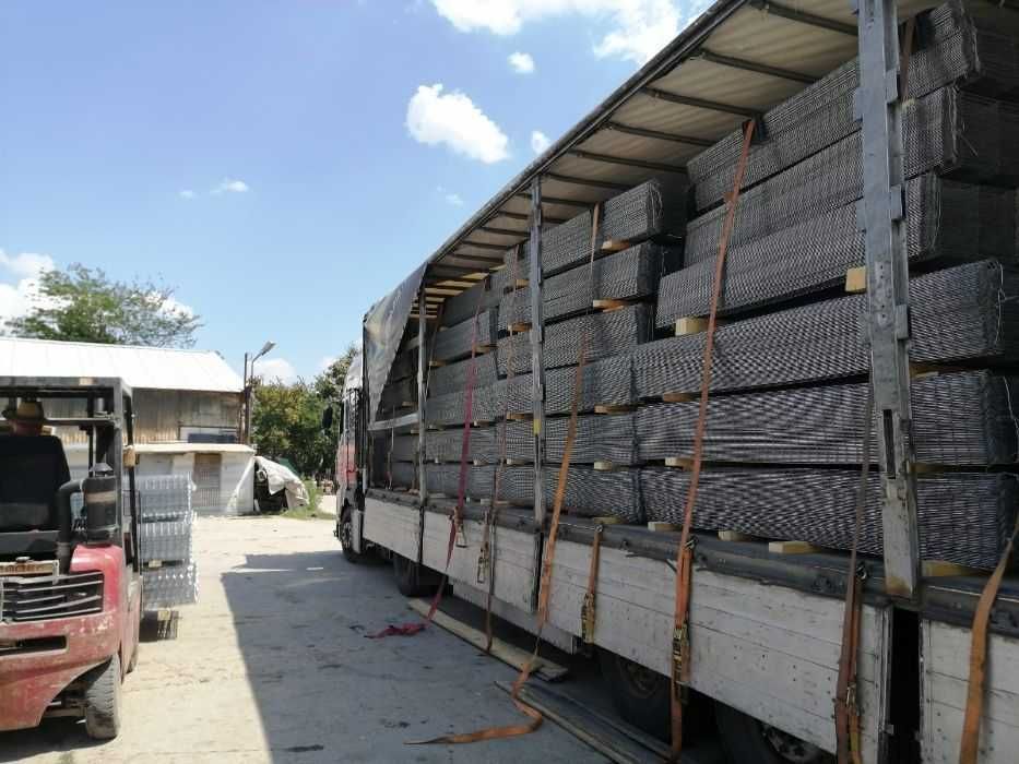 Plasa/ panou bordurat /TEAVA/ STALP 3.5-4.9MM/Zincat /Verde/Gri