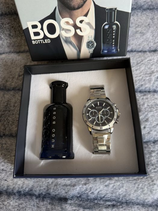Set cu ceas si parfum Boss