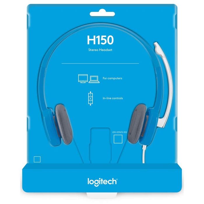 Logitech H150 Blue Headsets , Наушники Логитеч Н150