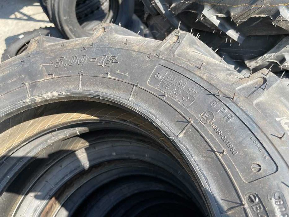 5.00-15 cu 6 pliuri cauciucuri noi de tractiune pentru tractor BKT