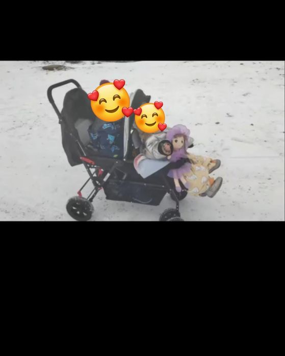 Коляска еки балага арналган