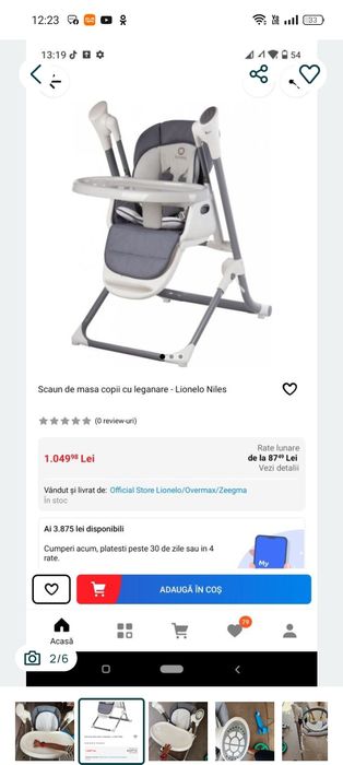 Leagăn/Scaun Lionelo