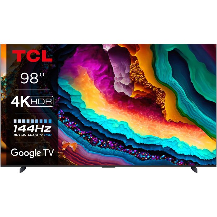 Televizor TCL cinema - 248 cm, Smart Google TV, 4K Ultra HD, 100 Hz