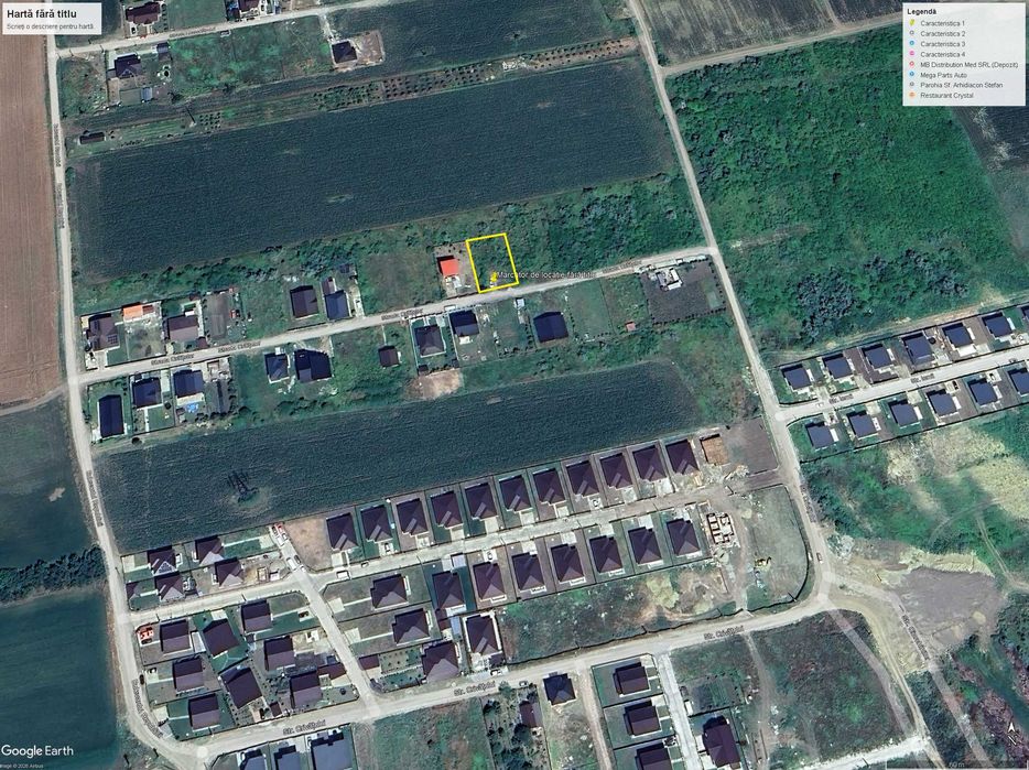 Teren 618 mp intravilan Valea Lupului, Iasi