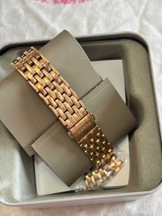 Ceas Fossil Raquel ES5271 rose gold, cu cutie originală