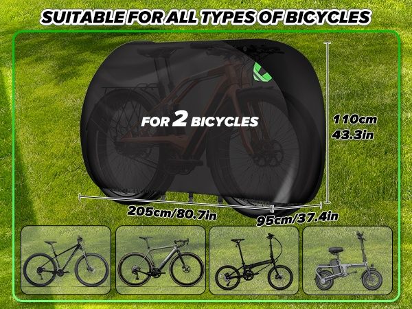 Водоустойчиво покривало за автомобилен багажник за велосипеди