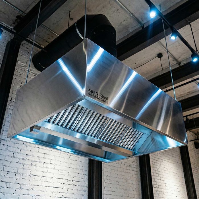 XaaN Steel — Вытяжной зонт нержавейка / Зонт вентиляционный мощный