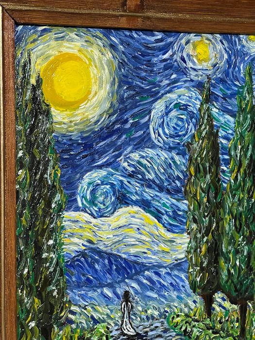 Маслена картина ,,Нощ”