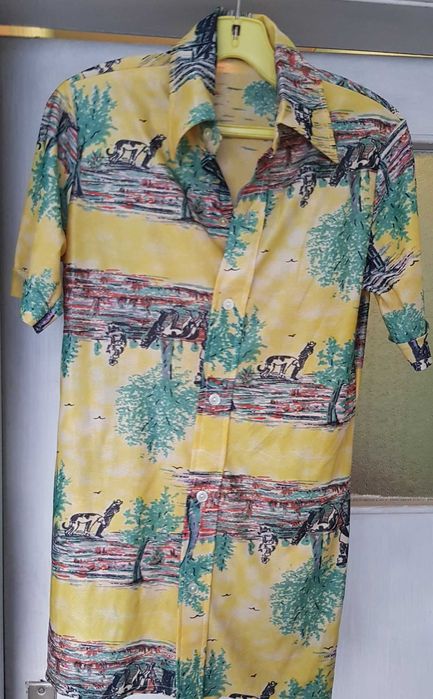 Продавам мъжки ризи къс дълъг ръкав ловни сцени